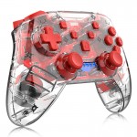 Transparent Shake for N-Switch Pro NS-Switch Lite Gamepad Wireless Bluetooth Gamepad Game Joysticks Controller With 6Axis Handle